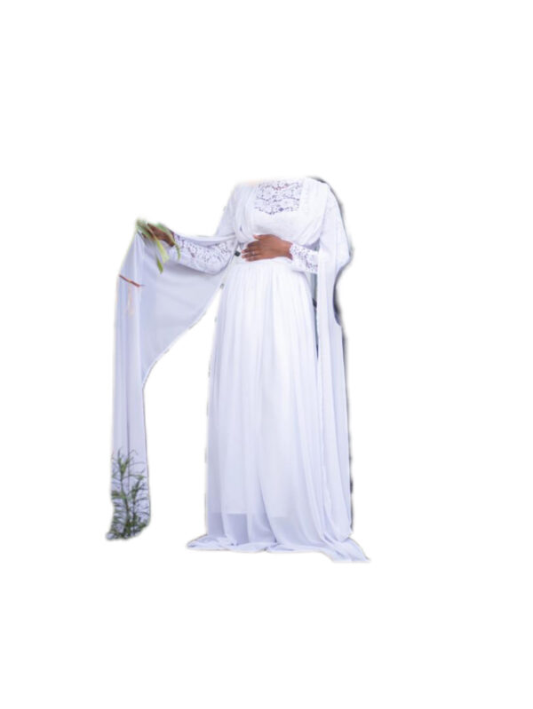 Robe blanche, Taille M/L, quasi-neuf