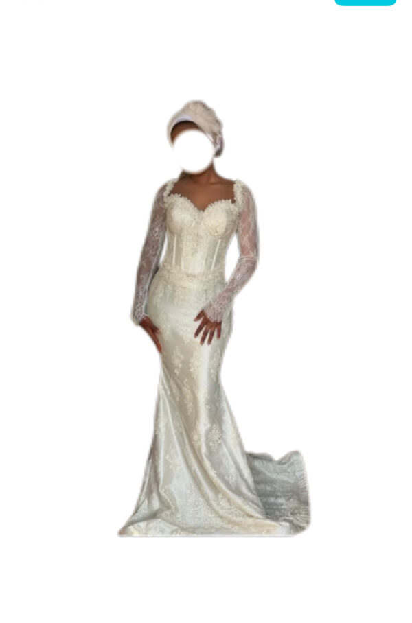 Robe de mariée DS Fashion, taille M, Quasi-neufs