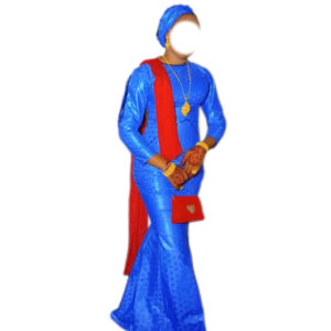 Robe Bazin, taille M, Quasi-neuf, foulard