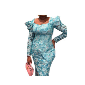 Robe brodé Sk Couture, taille XL, Quasi-neuf
