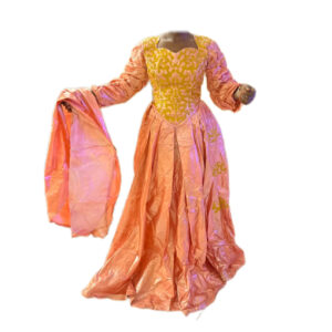Robe Koko teintures style, taille M, Quasi-neuf, foulard