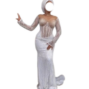 Robe de mariée Samba Createur, Taille M, Quasi-neuf