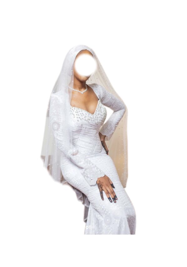 Robe de mariée, brodé Autriche, taille M, Quasi-neuf