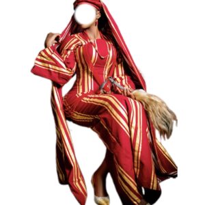 Robe traditionnelle, taille M, Quasi-neuf, foulard, écharpe
