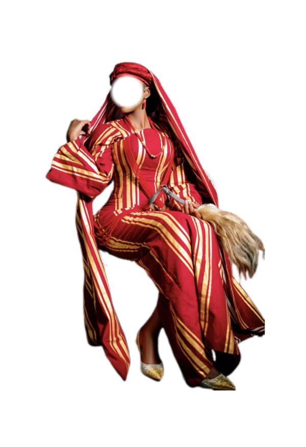 Robe traditionnelle, taille M, Quasi-neuf, foulard, écharpe