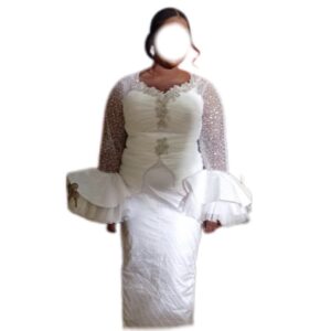 Robe de mariée FamaliMODE, Taille XL, Quasi-neuf