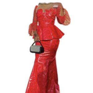 Jupe complet Bazin Getzner, Taille M, Quasi-neuf