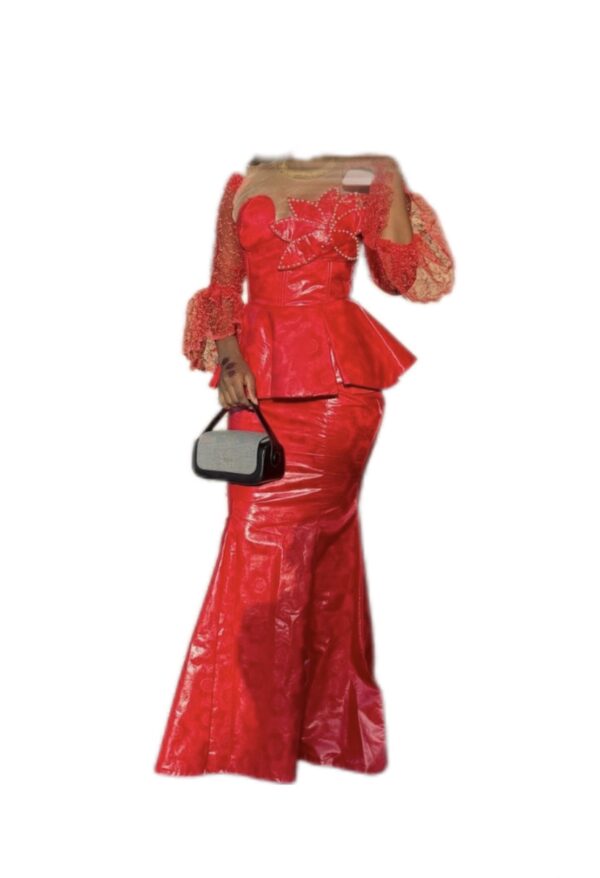 Jupe complet Bazin Getzner, Taille M, Quasi-neuf