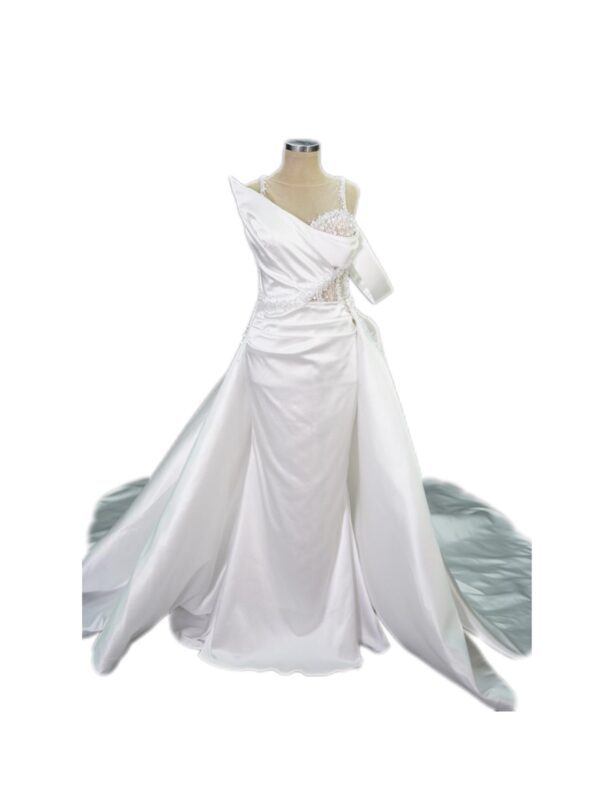 Robe de mariée, Taille M, Quasi-neuf, voile
