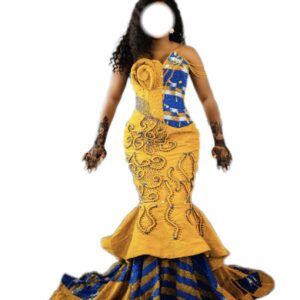 Robe Kente Ghana, taille M, Quasi-neuf