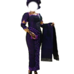 Robe Asoke Nigeria, Taille M, Quasi-neuf
