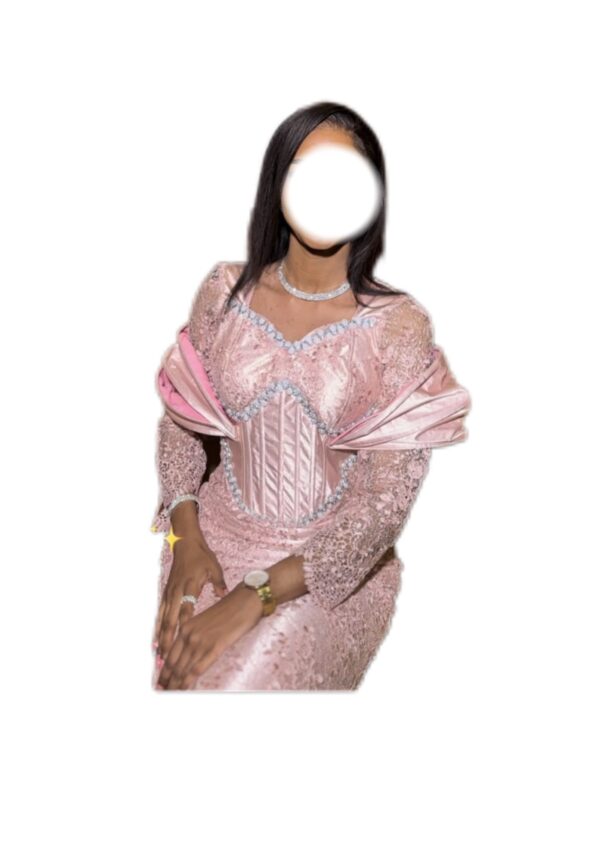 Robe brocar, satin, taille S, Quasi-neuf