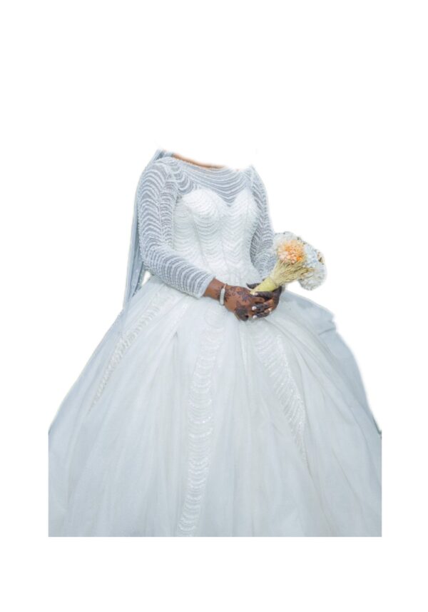 Robe de mariée, Taille M, Quasi-neuf, voile