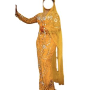 Robe de soirée, taille M, Quasi-neuf, voile