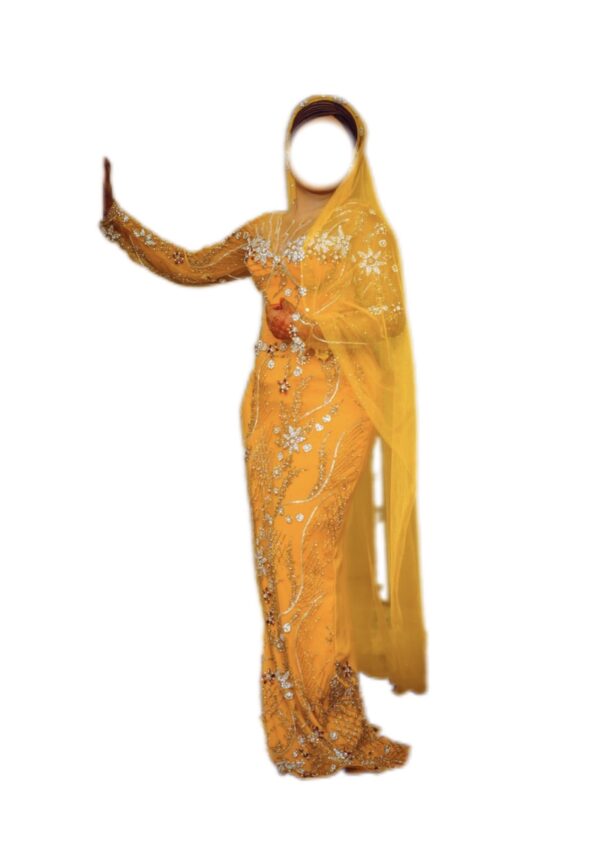 Robe de soirée, taille M, Quasi-neuf, voile