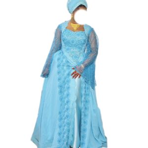 Robe brodé Samba Createur, taille M, Quasi-neuf, foulard