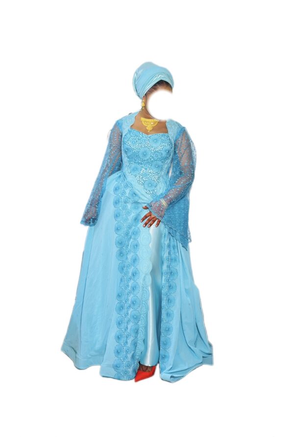 Robe brodé Samba Createur, taille M, Quasi-neuf, foulard