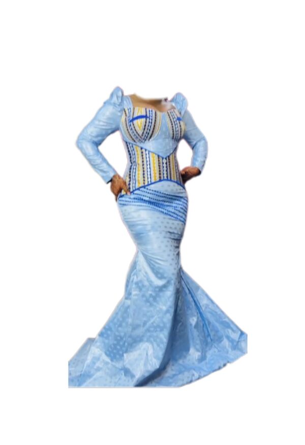 Robe Bazin samba créateur, taille M, Quasi-neuf