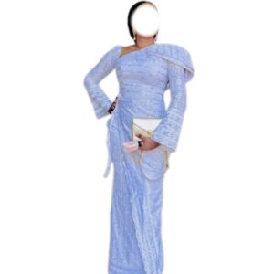 Robe brodé blanc, taille M, Quasi-neuf