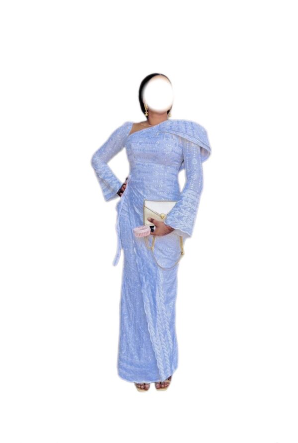 Robe brodé blanc, taille M, Quasi-neuf