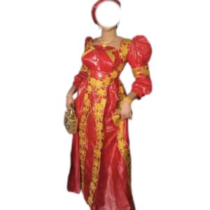 Robe Bazin, taille M, Quasi-neuf, foulard