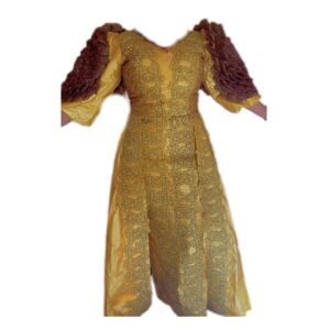 Robe Bazin Bellange, taille M, Quasi-neuf, foulard
