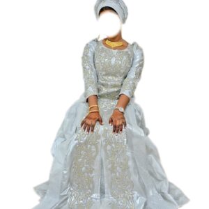 Robe Bazin Moussoya By Awa Gakou, taille M, Quadi-neuf
