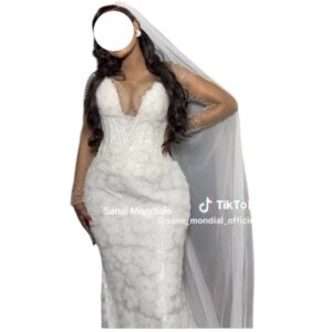 AB25112025, Robe de mariée RIMK, Taille M, Quasi-neuf