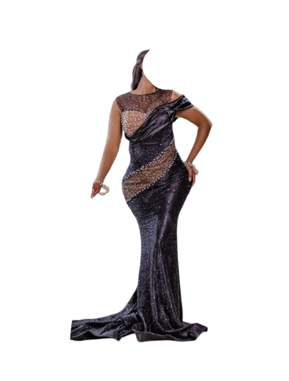 AB25112025, Robe de soirée Dior Fashion, Taille M, Quasi-neuf