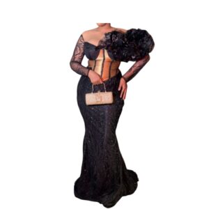 FF22112025, Robe de soirée, Taille XL, Quasi-neuf