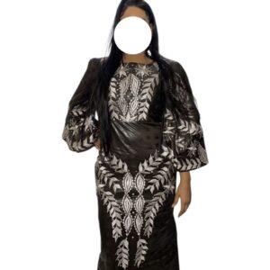 MB27112025, Robe Bazin, Taille L, Quasi-neuf