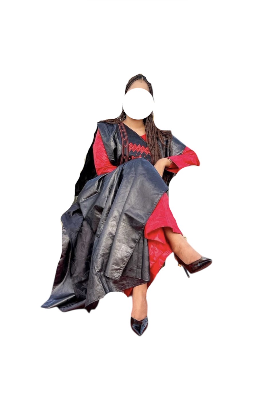 MB27112025, Grand boubou deux pièces, Taille L, Quasi-neuf