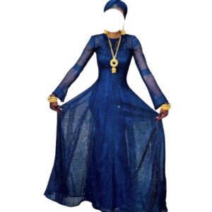 MK5122025, robe brodé Dior Fashion, Taille S, foulard