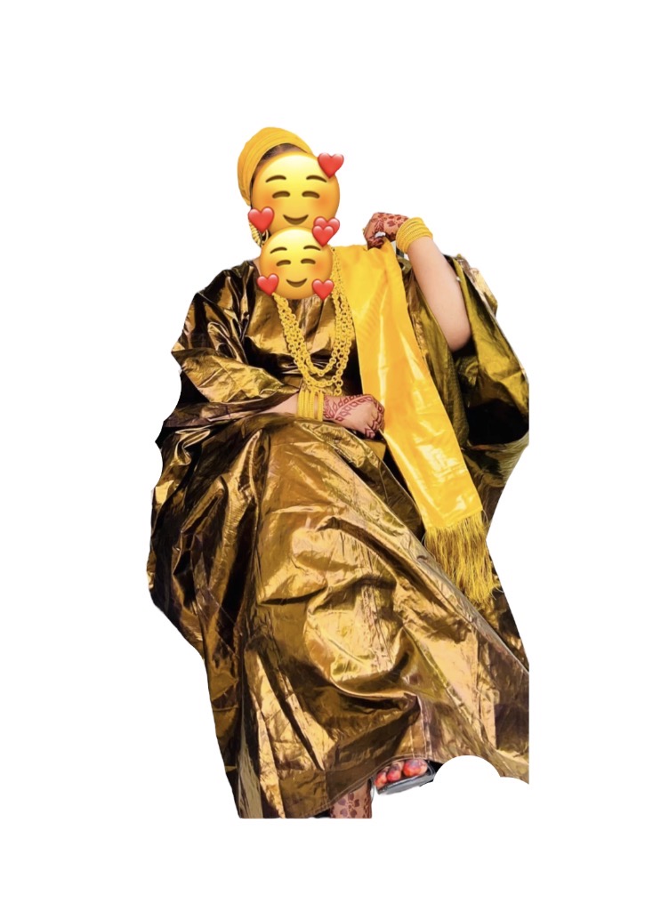 AC10122025, Grand boubou, Foulard