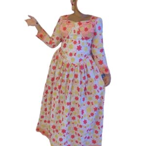 AF10122025, Robe brodé, Taille M, Quasi-neuf,foulard