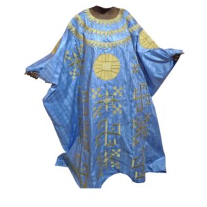 FT10122025, grand boubou, Neuf, foulard