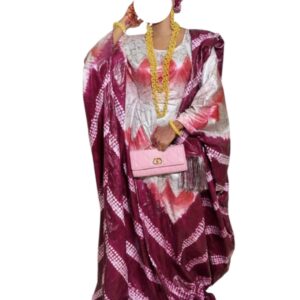 AC10122025, Grand boubou, Foulard