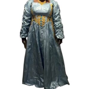 CM16122025, robe Bazin, taille XL, foulard