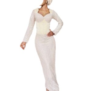 BA16122025, robe, taille S, turban