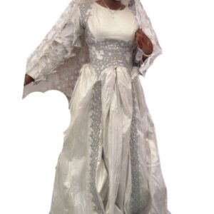 AB28122025, Bazin Bellange, taille M, foulard