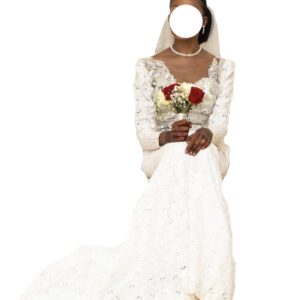 SA28122025, robe de mariée, brodé Autriche