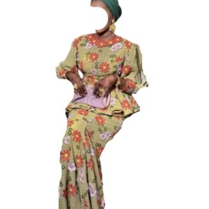 FK11012026, brodé HKG, Taille M, foulard