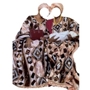 DB17012026, grand boubou, pagne, foulard