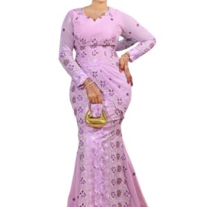 OU16012025, robe brodé , foulard