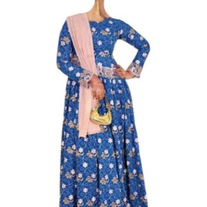 OU16012026, robe brodé, taille M, foulard