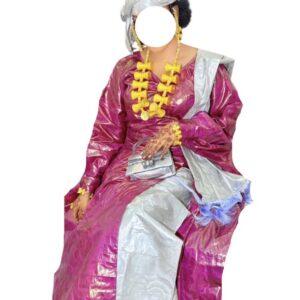 OU16012026, grand boubou, pagne, foulard