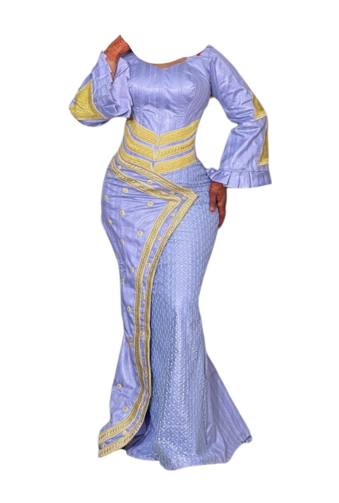 AB27012026, robe Bazin, taille M