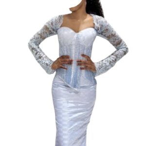 AG05032026, ensemble Bazin, taille S, foulard