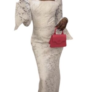 AG05032026, brodé blanc, taille S, foulard