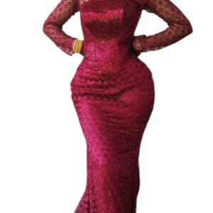 TI18022026, robe brodé, taille M